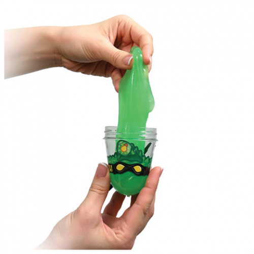 Слайм (лизун) Slime Ninja, светится в темноте, зеленый, 130 г, ВОЛШЕБНЫЙ МИР, S130-18