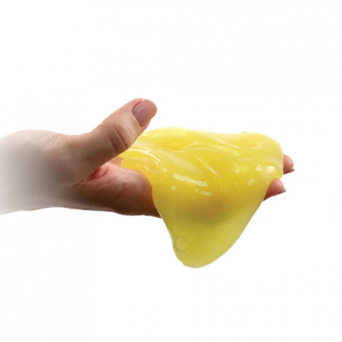 Слайм (лизун) Slime Ninja, светится в темноте, желтый, 130 г, ВОЛШЕБНЫЙ МИР, S130-19