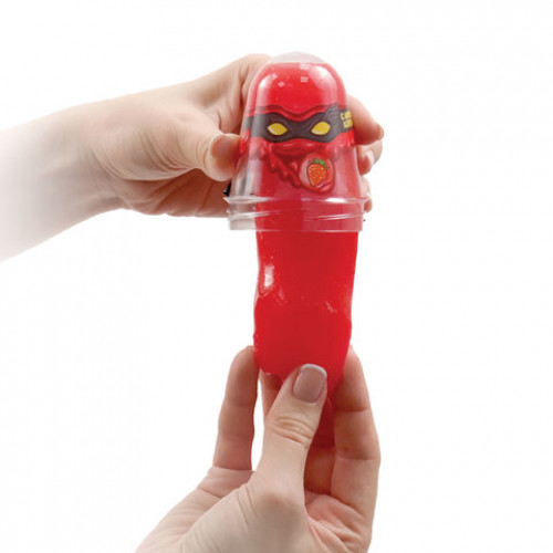 Слайм (лизун) Slime Ninja, аромат клубники, 130 г, ВОЛШЕБНЫЙ МИР, S130-17