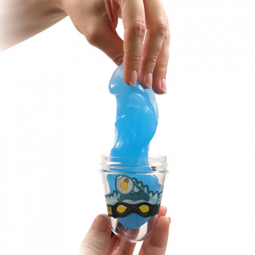 Слайм (лизун) Slime Ninja, светится в темноте, синий, 130 г, ВОЛШЕБНЫЙ МИР, S130-20