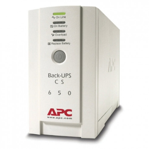 Источник бесперебойного питания APC Back-UPS BK650EI, 650 VA (400 W), 3 розетки IEC 320, белый