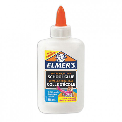 Клей для слаймов ПВА ELMERS School Glue, 118 мл (1 слайм), 2079101