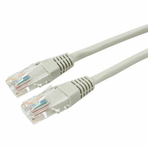 Кабель (патч-корд) UTP 5e категория, RJ-45, 2 м, CABLEXPERT, для подключения по локальной сети LAN, PP12-2M