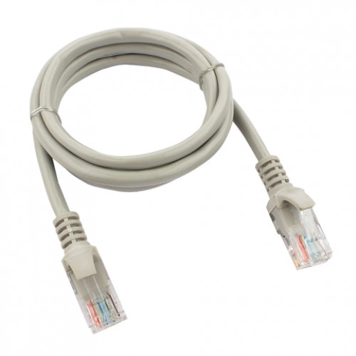 Кабель (патч-корд) UTP 5e категория, RJ-45, 1 м, CABLEXPERT, для подключения по локальной сети LAN, PP12-1m