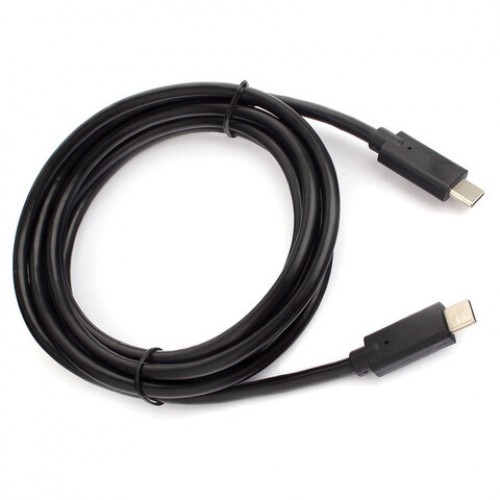 Кабель USB3.1 Type-C-Type-C, 1.8м, CABLEXPERT, 5А, 100Вт, PD/QC3.0, медь, черный, CCP-USB3.1-CMCM2-1.8M