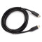 Кабель USB3.1 Type-C-Type-C, 1.8м, CABLEXPERT, 5А, 100Вт, PD/QC3.0, медь, черный, CCP-USB3.1-CMCM2-1.8M