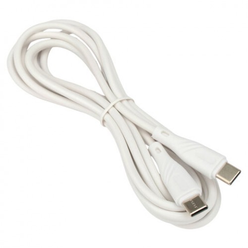Кабель USB2.0 Type-C-Type-C, 2м, CABLEXPERT, 3А, 60Вт, PD/QC3.0, медь, белый, CCB-USB2-CMCMO1-2MW