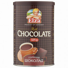 Горячий шоколад ELZA Hot Chocolate растворимый, 325 г, банка, EL32508027