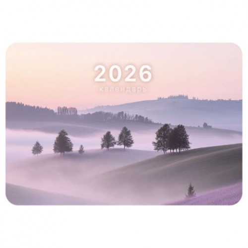 Календарь карманный на 2026г, BRAUBERG, 64х93мм, АССОРТИ 20 видов, 117303