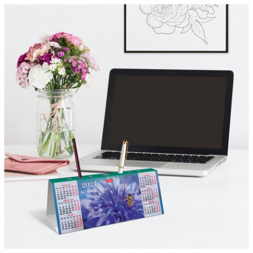 Календарь-домик настольный с высечкой на 2024 г., Год Дракона, HATBER, КД6, КД6_907
