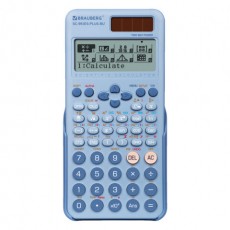 Калькулятор инженерный BRAUBERG SC-991ES-PLUS-BU (164х80мм) 552 функ 10+2разр., ГОЛУБОЙ, 272653