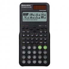 Калькулятор инженерный BRAUBERG SC-991ES-PLUS-BK (164х80мм) 552 функ 10+2разр.,ЧЕРНЫЙ, 272651