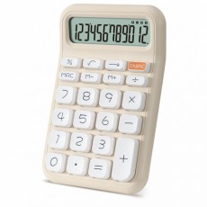 Калькулятор настольный BRAUBERG KW-500-BG (93x148 мм), 3D кнопки, 12 разрядов, бежевый, 272955