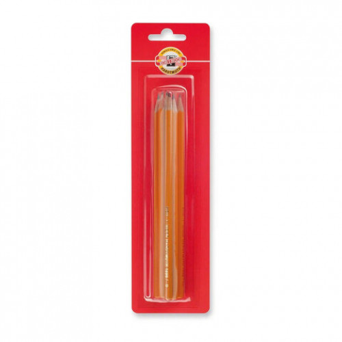 Карандаши чернографитные KOH-I-NOOR, НАБОР 6шт.: 2B, B, HBх2шт., H, 2H, без резинки, заточенные, 1696/6, 1696006038BL