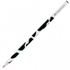 Карандаш чернографитный FABER-CASTELL, 1 шт., Triangular Cow, B, трехгранный, 118366 Карандаш чернографитный FABER-CASTELL, 1 шт., Triangular Cow, B, трехгранный, 118366