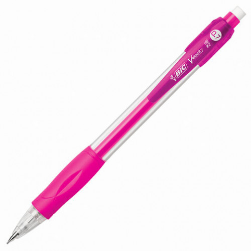 Карандаш механический 0,7 мм, BIC Velocity, ластик, резиновый грип, корпус ассорти, 8291332