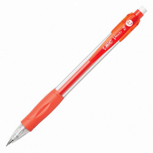 Карандаш механический 0,7 мм, BIC Velocity, ластик, резиновый грип, корпус ассорти, 8291332