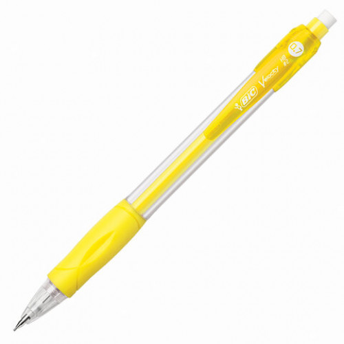 Карандаш механический 0,7 мм, BIC Velocity, ластик, резиновый грип, корпус ассорти, 8291332