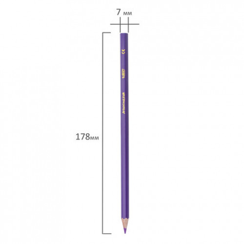 Карандаши цветные акварельные BIC Aquacouleur, 12 цветов, заточенные, европодвес, 8575613