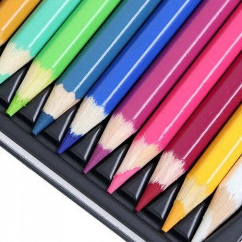 Карандаши цветные акварельные художественные KOH-I-NOOR Mondeluz, 24цв., кисть, точилка, европодвес 3711/24, 3711024003KZ