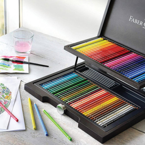 Карандаши цветные акварельные художественные FABER-CASTELL Albrecht Durer, 72 цвета, деревянный ящик, 117572