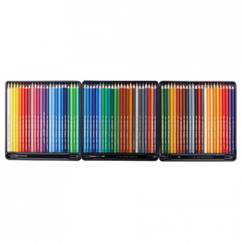 Карандаши цветные акварельные художественные KOH-I-NOOR Mondeluz, 72цв., кисть, точилка, европодвес 3714/72, 3714072001KZ