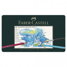 Карандаши цветные акварельные художественные FABER-CASTELL Albrecht Durer, 36 цветов, металлическая коробка, 117536 Карандаши цветные акварельные художественные FABER-CASTELL Albrecht Durer, 36 цветов, металлическая коробка, 117536
