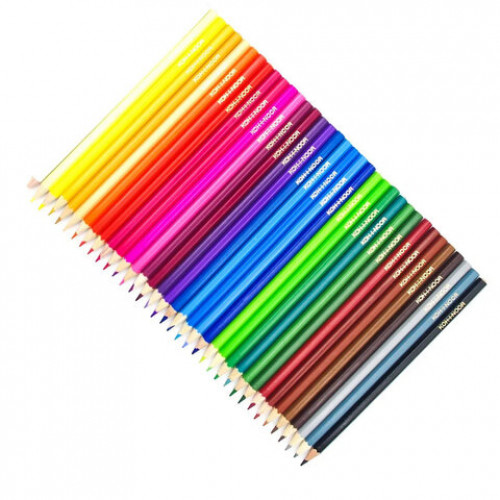 Карандаши цветные KOH-I-NOOR LION, 36цв., 2,8мм, европодвес, 3555/36, 3555036034KS