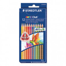 Карандаши цветные STAEDTLER (Германия) Noris,12 цветов, трехгранные, заточенные, европодвес, 127 NC12, 187 C12 Карандаши цветные STAEDTLER (Германия) Noris,12 цветов, трехгранные, заточенные, европодвес, 127 NC12, 187 C12
