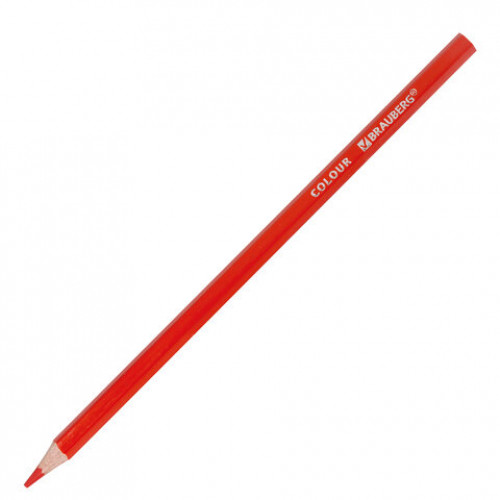 Карандаши цветные BRAUBERG PREMIUM, 6 цветов, шестигранные, грифель мягкий 3,3 мм, 181655