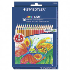 Карандаши цветные STAEDTLER (Германия) Noris club, 36 цветов, заточенные, европодвес, 144 ND36 Карандаши цветные STAEDTLER (Германия) Noris club, 36 цветов, заточенные, европодвес, 144 ND36