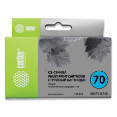 Картридж струйный CACTUS (CS-C9448A) для HP DesignJet Z2100/Z5200/Z5400, матовый черный Картридж струйный CACTUS (CS-C9448A) для HP DesignJet Z2100/Z5200/Z5400, матовый черный