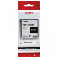 Картридж струйный CANON (PFI-120MBK) для imagePROGRAF TM-200/205/300/305, матовый черный, 130 мл, оригинальный, 2884C001