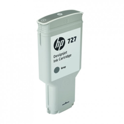 Картридж струйный для плоттера HP (F9J80A) DesignJet T1500/T920/T2500, №727, 300 мл, серый, оригинальный