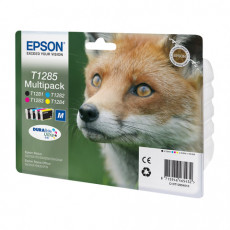 Картридж струйный EPSON (C13T12854010/12) Stylus S22/SX125/SX420W/ SX425/BX305FW, комплект, оригинальный, 4 цвета, C13T12854012 Картридж струйный EPSON (C13T12854010/12) Stylus S22/SX125/SX420W/ SX425/BX305FW, комплект, оригинальный, 4 цвета, C13T12854012