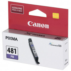 Картридж струйный CANON (CLI-481PB) для PIXMA TS8140/TS8240/TS9140, фото синий, ресурс 1660 страниц, оригинальный, 2102C001 Картридж струйный CANON (CLI-481PB) для PIXMA TS8140/TS8240/TS9140, фото синий, ресурс 1660 страниц, оригинальный, 2102C001