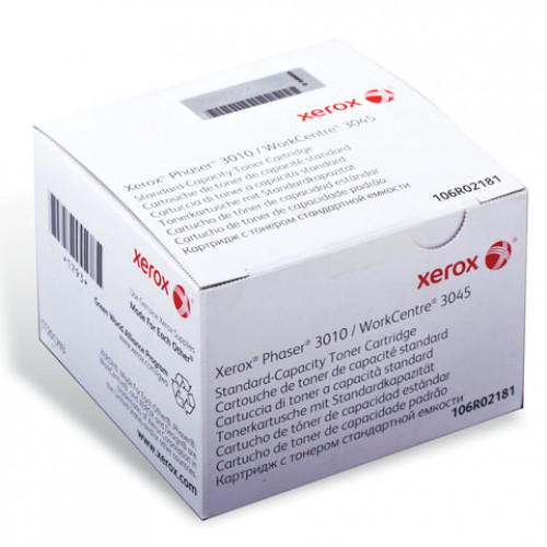 Картридж лазерный XEROX (106R02181) Phaser 3010/WC3045, оригинальный, черный, ресурс 1000 стр.