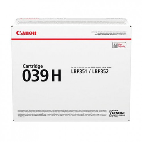 Картридж лазерный CANON (039H) i-SENSYS LBP 351x/352x, увеличенный ресурс 25000 стр., оригинальный, 0288C001