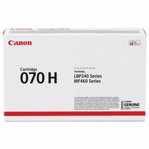 Картридж лазерный CANON (070H) LBP240/MF460, ресурс 10200 стр, оригинальный, 5640C002