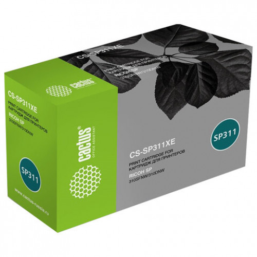 Картридж лазерный CACTUS (CS-SP311XE) для Ricoh SP 311DN/311DNw/325DNw, ресурс 6400 страниц