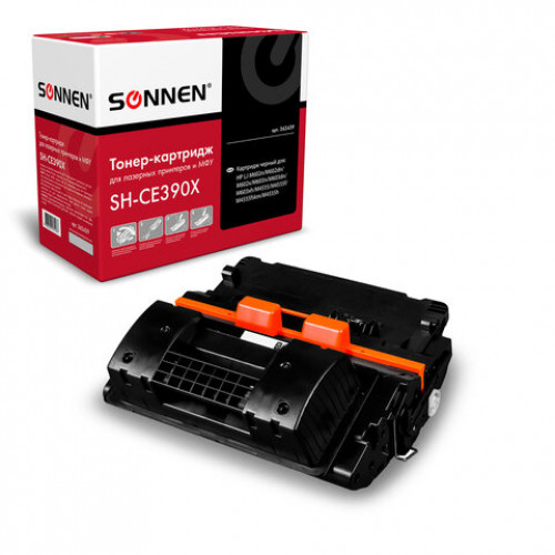 Картридж лазерный SONNEN (SH-CE390X) для HP LaserJet M602/M603/M4555, ВЫСШЕЕ КАЧЕСТВО, ресурс 24000 стр., 362439