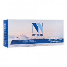 Картридж лазерный NV PRINT (NV-Q2612A/FX-10/703) для HP/CANON LaserJet/i-SENSYS, ресурс 2000 стр., NV-2612A/FX-10/