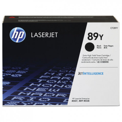 Картридж лазерный HP (CF289Y) для HP LaserJet Enterprise M507dn/x/528dn и др., ресурс 20000 страниц, оригинальный
