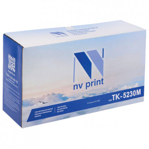 Тонер-картридж NV PRINT (NV-TK-5230M) для KYOCERA ECOSYS P5021cdn/M5521cdn, пурпурный, ресурс 2200 стр.