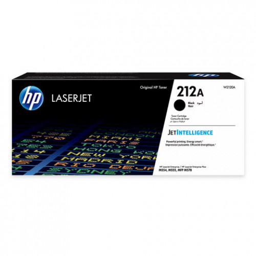 Картридж лазерный HP (W2120A) 212A для Color LaserJet M554/M555, черный, оригинальный, ресурс 5500 страниц
