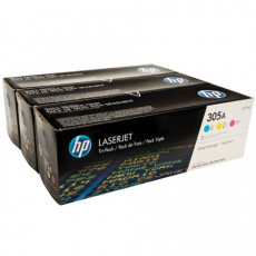 Картридж лазерный HP (CF370AM) LaserJet Pro 300 M375/M475, КОМПЛЕКТ 3 цвета CMY, ресурс 3х2600 страниц