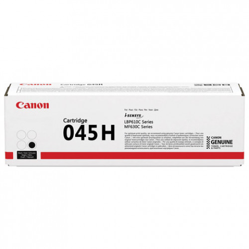 Картридж лазерный CANON (045HBK) MF635/633/631/LBP 611/613, черный, ресурс 2800 стр., оригинальный, 1246C002