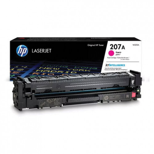 Картридж лазерный HP (W2213A) 207A для HP Color LJ M282/M283/M255, пурпурный, оригинальный, ресурс 1250 страниц