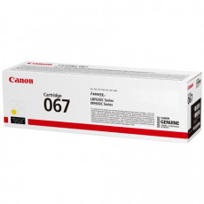 Картридж лазерный CANON (067Y) i-SENSYS LBP631Cw/MF655Cdw и другие, желтый, ресурс 1250 стр., ОРИГИНАЛЬНЫЙ, 5099C002
