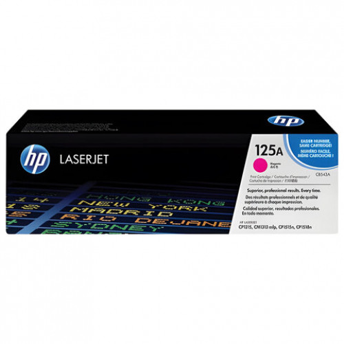 Картридж лазерный HP (CB543A) ColorLaserJet CP1215/CP1515N/CM1312, пурпурный, оригинальный, 1400 страниц